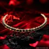 This golden bracelet with black gemstones is a fashionable and versatile accessory for women, featuring a trendy and simple style Specification image